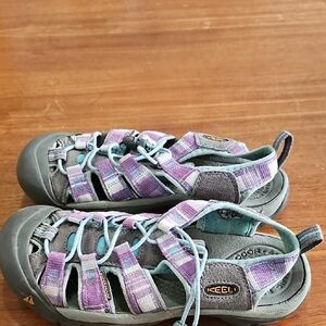 KEEN Womens Purple and Gray Sandals